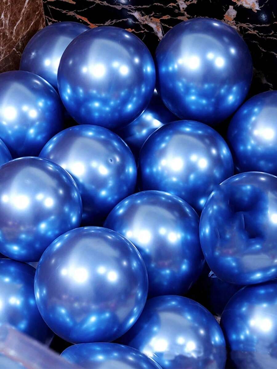 20 个 12 英寸加厚金属乳胶装饰气球，适用于派对、婚礼、生日、活动装饰、圣诞节 - 多色 - 查看 1