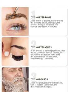 A TINT Eyelashes/Eyebrows/Beard - 棕色 - 查看 3