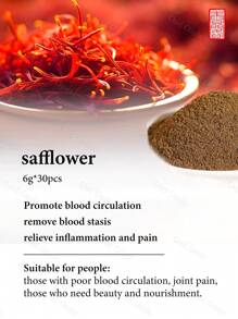 About 30 Pieces Of Foot Bath Powder For Foot Bath, Wormwood Leaf, Ginger, Chinese Herbal Medicine, Safflower, Motherwort, Angelica, Detoxification, Sleep Aid, Health Care, Unisex - Brown - View 19