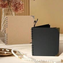30 件 8 英寸复古牛皮纸笔记本、DIY 相册、剪贴簿、日记本制作 - 彩色 - 查看 3