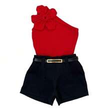 Christmas Clothes Set For Children And Youth New Year's Parties - 黑色 - 查看 2