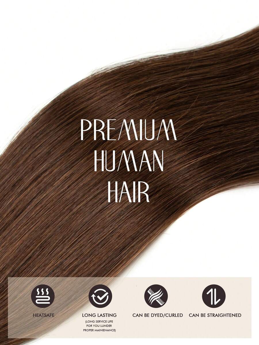 Genius Weft Hair Extensions Human Hair Sew In Hair Extensions Color 4
