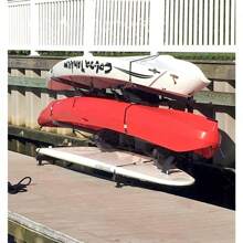 Kayak Dock Storage Rack, Outdoor Over The Water Mount, Holds 400 Lbs, Heavy-Duty Metal Stand - 1 - View 8