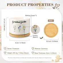 Customized Vase, Thanksgiving Gift, Gift For Mom, Birthday Gift, Graduation Gift