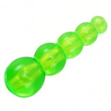 20 piezas de accesorios de pesca con cuentas de varias colores apiladas, cuentas de tope con forma de calabaza para pesca de depredadores