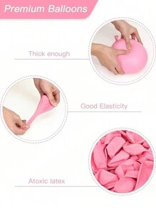 A Set Of Party Balloons, Pink Balloons For Balloon Garland Balloon Arch As Party Decorations, Birthday Decorations, Baby Shower Decorations Baby Shower Family Decorations Gifts