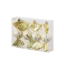 4 đồ trang trí kẹo nhựa mạ điện dùng cho ngày lễ, không cần điện, trang trí tiệc tại nhà và bếp, tủ trưng bày, mô phỏng không khí ngày lễ - Nhiều màu - Xem 10