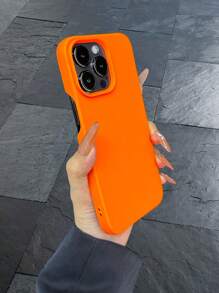 Silicone Phone Case 3pcs No-Frame Solid Color (Orange, Purple, Rose Red) Minimalist Anti-Drop Thick Phone Protective Case, Compatible With Iphone 16/16 Pro Max, XR, 7/8, IPhone 15 Pro Max, 12 Pro Max, 13 Pro Max, 14 Pro Max, 13, 14, 11, 12P, 14P, 11P, 12P, Anti-Drop Soft Shell XS.XR /78P.78GES Phone Case Waterproof Shockproof Scratch Resistant - Multicolor - View 5