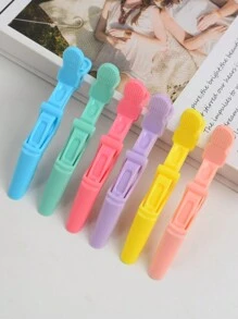 6/10pcs Multi-Function Hair Styling Sectioning Clips Alligator Clips For Hairstylists, Professional Beauty Salons, Women Hair Clips, Plastic Anti-Slip Hair Clips,Hair Accessories ,Hair Styling Tools - Multicolor - View 16