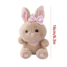 1 Pieza Llavero de Muñeca de Conejo Estilo Kawaii, Llavero de Conejo de Moda, Llavero de Animales Simulados Divertidos, Decoración para Mochila, Regalo