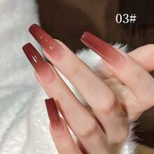 1pc 6ml New Silk Road Patting Glue Smudge Canned High Saturation Popular Semi-Solid Nail Polish Glue Nail Salon Special - Nhiều màu - Xem 6