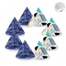 Lot de 12 protections pour pipi de bébé garçon, accessoires de changement de couches, couvertures pour pipi réutilisables, bonnet pour pipi de bébé garçon pour nouveau-nés, motif étoiles et fleurs, couleur aléatoire