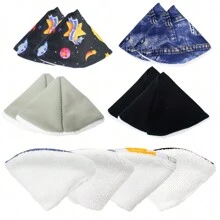 Lot de 12 protections pour pipi de bébé garçon, accessoires de changement de couches, couvertures pour pipi réutilisables, bonnet pour pipi de bébé garçon pour nouveau-nés, motif étoiles et fleurs, couleur aléatoire