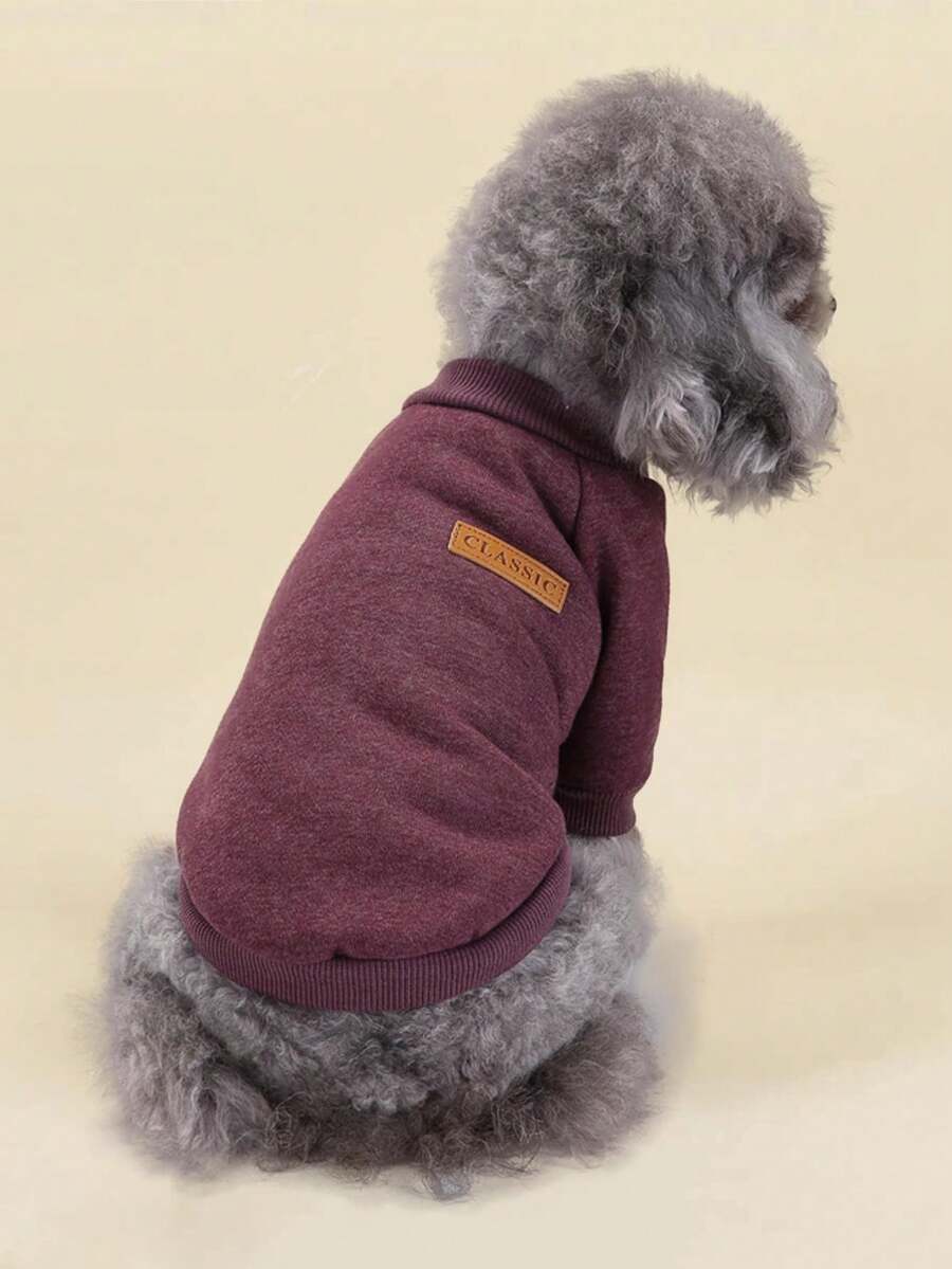 Áo nỉ chui đầu cho thú cưng có lỗ xỏ chân, phù hợp với chó và mèo cỡ nhỏ đến trung bình như chó Bulldog Pháp/Anh