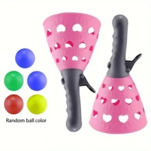 Tham gia trò chơi ngoài trời và trong nhà, chơi trò chuyền bóng và bắt bóng, với 2 máy phóng bóng, 5 quả bóng và đồ chơi bãi biển cho trò chơi sân chơi Giáng sinh, quà tặng Halloween (Bóng được giao ngẫu nhiên) - Nhiều màu - Xem 12