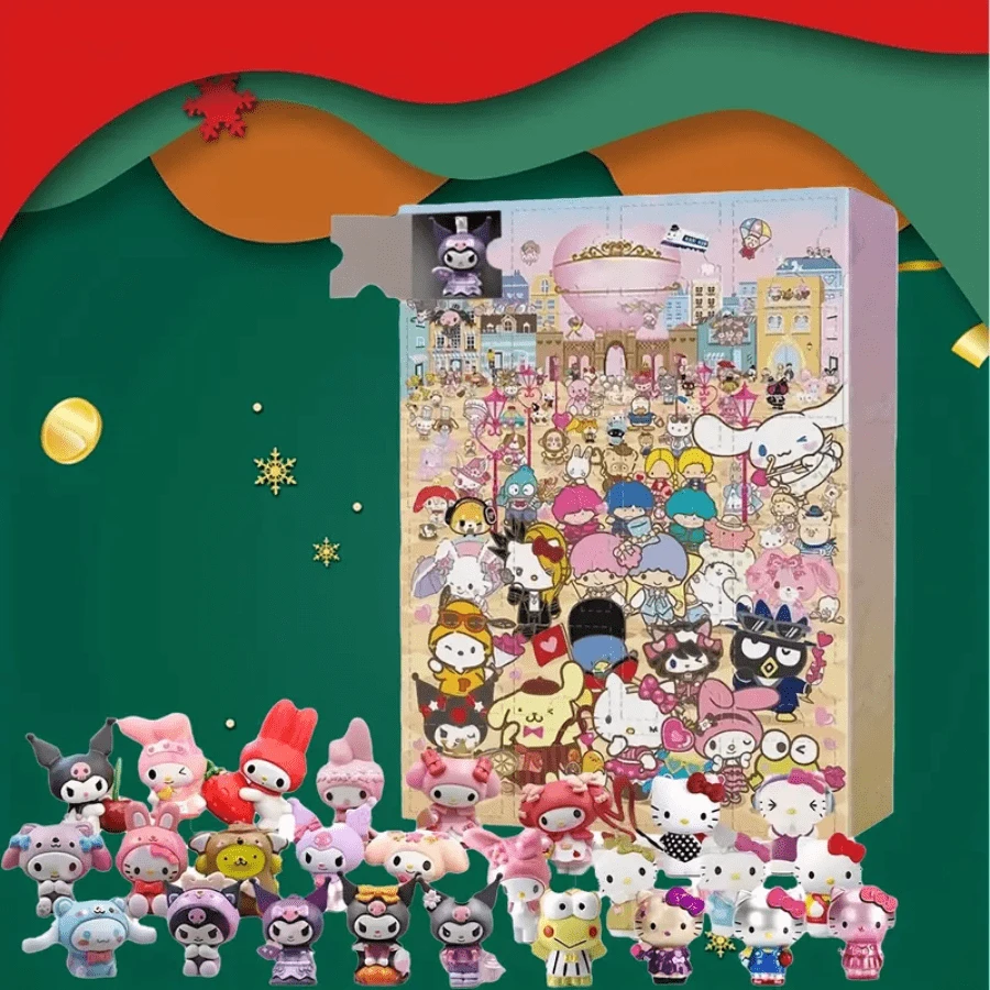 Sanrio 2025 New Year & Valentine's Day 24Day Countdown Calendar