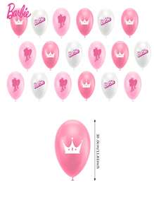Bộ bóng bay công chúa Barbie được cấp phép chính thức Macaron phù hợp với màu sắc của bữa tiệc gia đình Đồ dùng thiết yếu cho lễ kỷ niệm ngày cưới Lễ tốt nghiệp Tiệc sinh nhật Trang trí ấm áp trong nhà - Xem 3