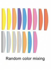 NailSunshine 5件套随机指甲抛光块打磨海绵指甲抛光器专业美甲工具，适用于亚克力指甲护理，打造最佳自然指甲护理效果，美甲用品，美甲工具，美甲艺术工具，返校季，美甲，美甲工具，适用于贴片指甲 - 彩色 - 查看 7