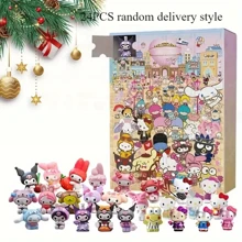 2025 New Year & Valentine's Day Countdown Calendar With Mini Figures - 24-Day Countdown, Suitable For Ages 14+, Novelty Toy Set For New Year, Back To School, Birthday Gifts, Party Favors - 多色 - 查看 8