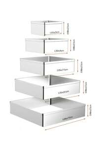 5pcs/Set Stainless Steel Square & Rectangle Cookie Cutter, DIY Cake, Cookies, Biscuits Mold - Cookie Cutters - View 2