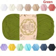 1pc Soft & Comfortable 100% Acrylic Yarn - Ideal For Crochet & Knitting DIY Projects - 4-Ply Hand Weaving, 50g/Pc, Best DIY Gift