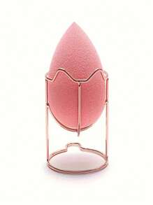 1PC Beauty Egg Drying Rack Beauty Egg Powder Puff Holder Metal Storage Rack Sponge Egg Makeup Sponge Drying Bracket Bracket,Makeup Organizer,Makeup Stuff,Box With Lid,Storage Box Plastic,Storage Organizer,Makeup Display,Organiser Makeup,Storage Makeup Organizer,Clear Shelf,Organizer For Makeup,Gifts For Women,Desktop Storage,Desk Tidy,Byoma Skincare,Dressing Table Makeup,Organizations - Gold - View 1