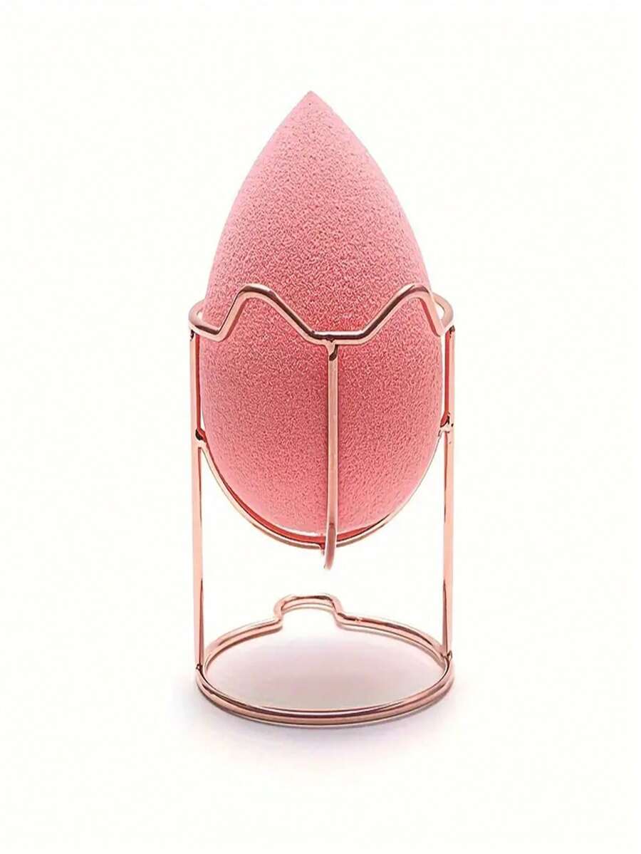 1PC Beauty Egg Drying Rack Beauty Egg Powder Puff Holder Metal Storage Rack Sponge Egg Makeup Sponge Drying Bracket Bracket,Makeup Organizer,Makeup Stuff,Box With Lid,Storage Box Plastic,Storage Organizer,Makeup Display,Organiser Makeup,Storage Makeup Organizer,Clear Shelf,Organizer For Makeup,Gifts For Women,Desktop Storage,Desk Tidy,Byoma Skincare,Dressing Table Makeup,Organizations - Gold - View 1