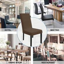 Ystyle Chair Covers With Backrest 2/4/6 Pieces, Stretch Chair Covers Living Room Kitchen, Universal Stretch Chair Covers, Modern Anti-Scratch Cat Chair Covers - Brown - View 6