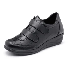 Women's Orthopedic Anatomical Comfort Diabetes Shoes For Heel Spurs And Fasciitis - màu đen - Xem 2