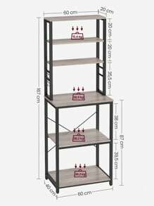 VASAGLE Storage Holders - 灰色 - 查看 9