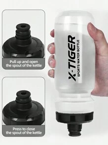 X-TIGER Bike Water Bottle 650ml Water Bottle With Bike Bottle Cage Ideal For Cycling, Fitness Gym And Outdoor Sports, Leakproof And Easy To Clean - Multicolor - View 7