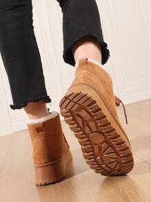 2024 New Winter Snow Boots For Women Platform Warm Boots Matin Boots Winter With Cotton Ankle Boots