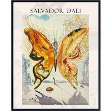 1pc Salvador Dali Wall Art & Decor Print - Gallery Wall Art - Museum Poster - Modern Surrealism Wall Art - Contemporary Wall Art - Butterfly Picture - Living Room, Bedroom - Women, Men, Housewarming Gift No Frame