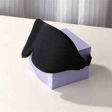 1 mặt nạ ngủ 3D có nút tai, dành cho nam và nữ, phụ kiện ngủ, mặt nạ ngủ che mắt, bịt mắt khi ngủ trưa tại văn phòng, du lịch, quà tặng cho đồng nghiệp và bạn bè - màu đen - Xem 5