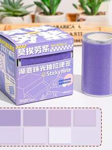 126pcs Ombre Pearlescent Expandable Sticky Notes, Reusable Color Marking Memo Pad With Strong Adhesiveness - one-size - View 15
