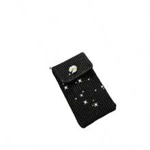 Rhinestone Chain Shoulder Crossbody Bag, Fashion Personalized Phone Pouch - Multicolor - View 3