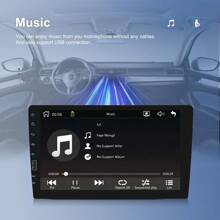 Single Din Car Stereo For Carplay For Android Auto 9 Inch Touch Screen Radio Head Unit Multimedia Player Car Audio Support FM Mirror Link USB+Backup Camera