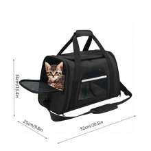 Von Fluglinien zugelassene Haustier-Tragetaschen, geeignet für kleine und mittelgroße Hunde und Katzen zum Mitnehmen nach draußen, Haustier-Tragetaschen mit Matte