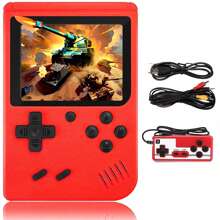 Retro Portable Mini Handheld Video Game Console 8 Bit 3.0 Inch Color LCD Color Game Player Built In 400 Games Support TV Connection (1player/2Player) - Multicolor - View 23