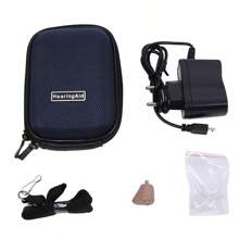 Audífono amplificador de sonido recargable mejorado K-88 Audífono práctico para personas mayores - Caqui - Ver 6