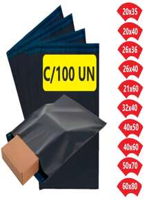 Envelope de segurança com lacre 100 unidades 20x35 26X36 20x40 21x60 26x40 32X40 40X50 40X60 50x70 60x80