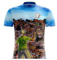 Broken T-Shirt Community Boy Flying Kite Blue Sky Ref 213 - màu đen - Xem 1