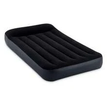 Colchón inflable Intex Dura Pillow Rest Classic con bomba incorporada, tamaño individual - Azul - Ver 1