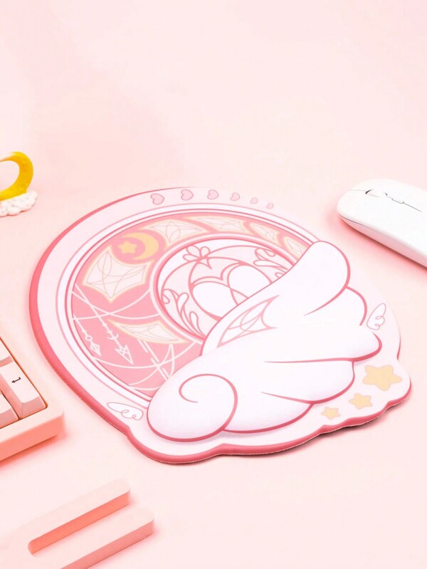 GeekShare 1pc Star Wing Anime Mouse Pad With Wrist Rest