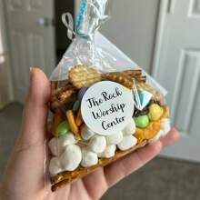 100 PCS Custom Multiple Use Round Stickers, Printed Favor Stickers, Personalized Stickers For Wedding Party, Anniversary - Pattern 1 - View 5