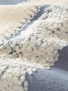 1pc Atmosphere Velvet Streaks Sofa Slipcover,Universal Non-Slip Pet-Friendly Sofa Mat, Protector For Living Room & Office Decor - Multicolor - View 8