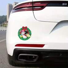 Sanrio 1 Pc Sanrio Bênçãos de Natal de Todos os Membros Adesivos de Carro, Adesivos Autoadesivos, Adesivos DIY, Adesivos de Bagagem, Adesivos de Laptop, Adesivos de Celular, Adesivos de Motocicleta, Adesivos de Janela de Carro, Adesivos de Cozinha, Adesivos de Parede e Adesivos de Caneca. Design à Prova D'Água. Presente de Natal!