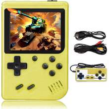 Retro Portable Mini Handheld Video Game Console 8 Bit 3.0 Inch Color LCD Color Game Player Built In 400 Games Support TV Connection (1player/2Player) - Multicolor - View 27