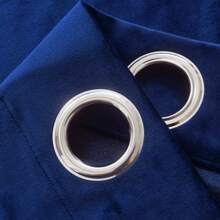 Fluwelen Gordijnen Op Zilveren Metalen Ringetjes, Verduisterend 1 Pc., Glad Fluweel En Zacht Materiaal Ideale Raamdecoratie Voor Slaapkamer, Eetkamer, Keuken, Woonkamer, Kantoor, Hotels, Modern Interieurontwerp, Minimalistische Glamour Stijl, Boho, Universeel Voor Vier Seizoenen. Verander Je Interieur!