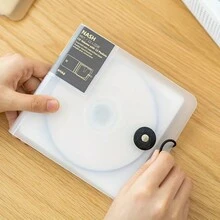 Hộp đĩa DVD đơn giản cho gia đình Túi đựng đĩa CD Hộp đựng đĩa CD sách Túi đựng đĩa di động trên ô tô Đĩa trò chơi Lưu trữ đĩa than - Hoàn hảo cho những người đam mê ngôi sao, thanh thiếu niên, học sinh, bé trai và bé gái! - Nhiều màu - Xem 5